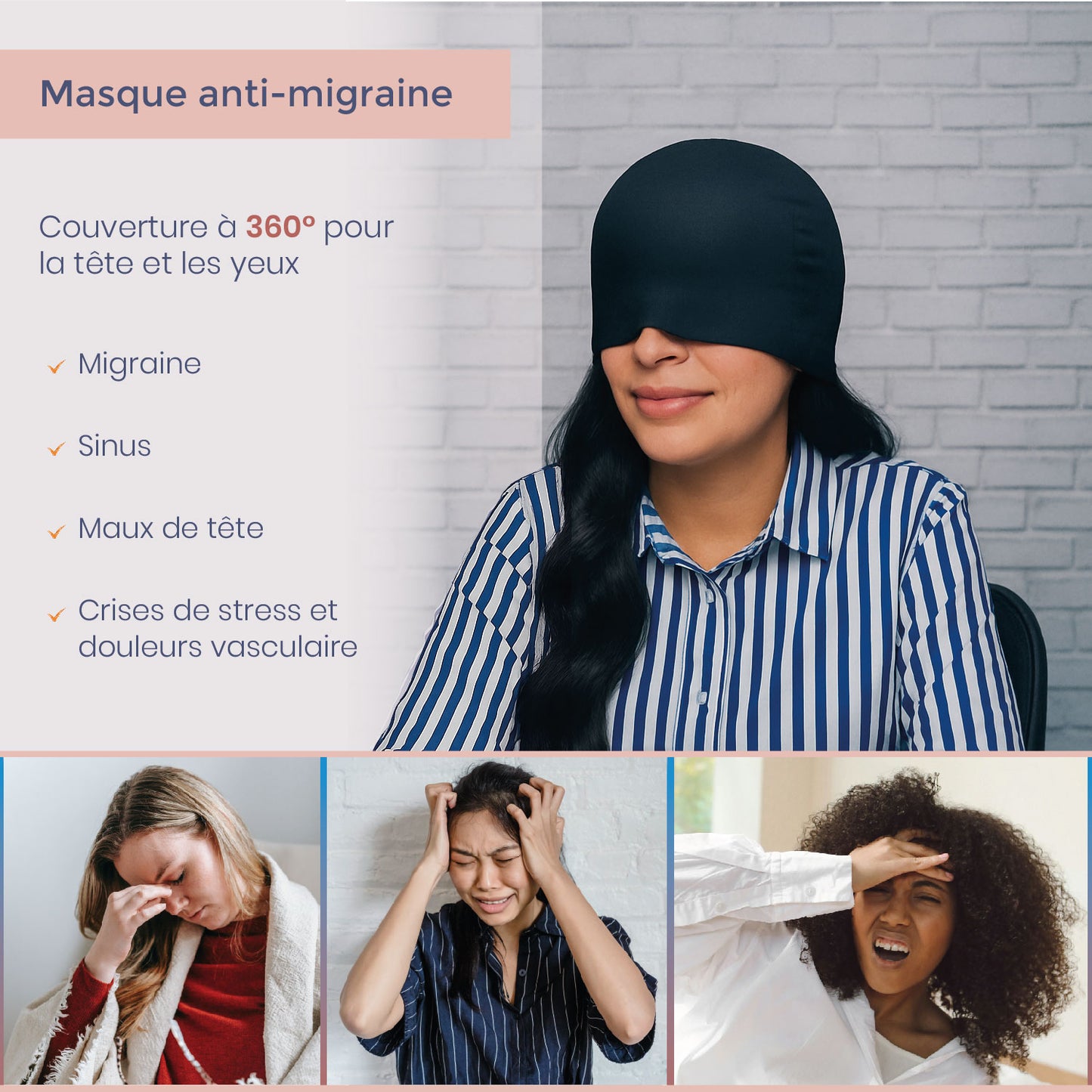 Masque anti-migraine Cliosia™